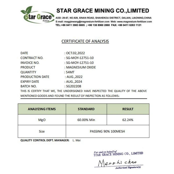 Caustic Calcined Magnesite Powder 93%