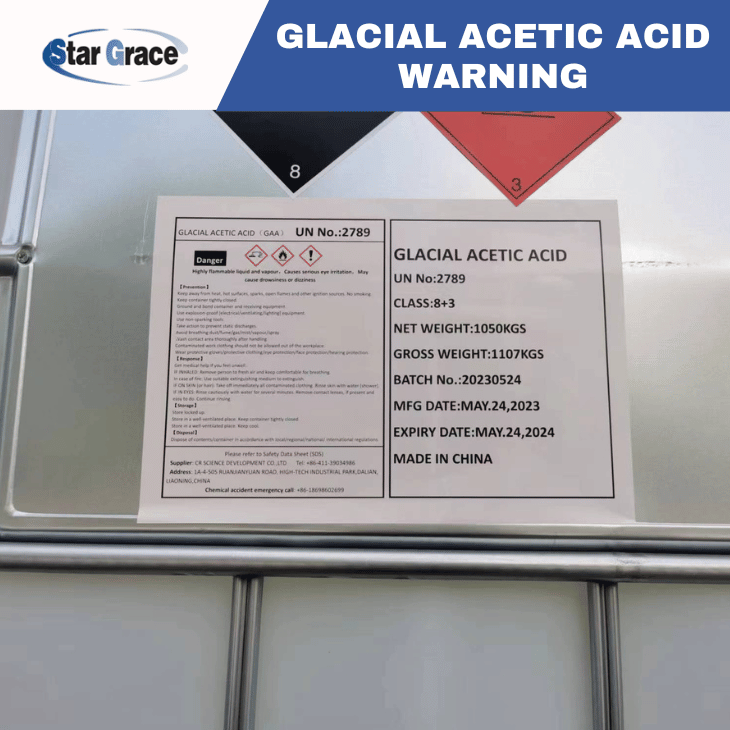 Glacial Acetic Acid Used in Textile